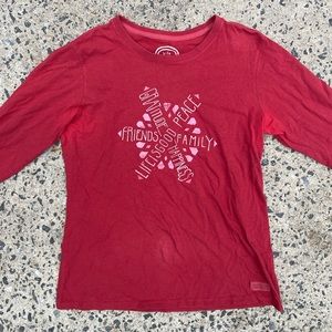 Life Is Good tee